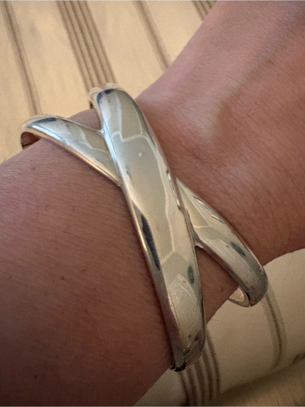 EUC James Avery Sterling Silver Infinity Cuff Bracelet - Picture 9 of 9